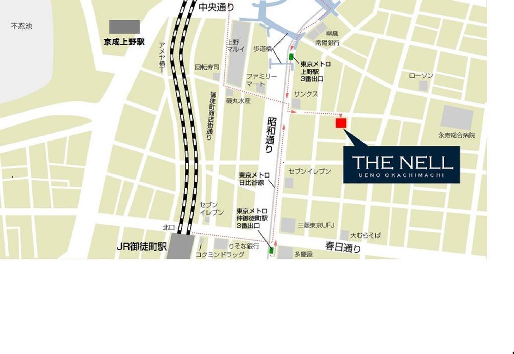 Hôtel The Nell Ueno Okachimachi à Tōkyō Extérieur photo